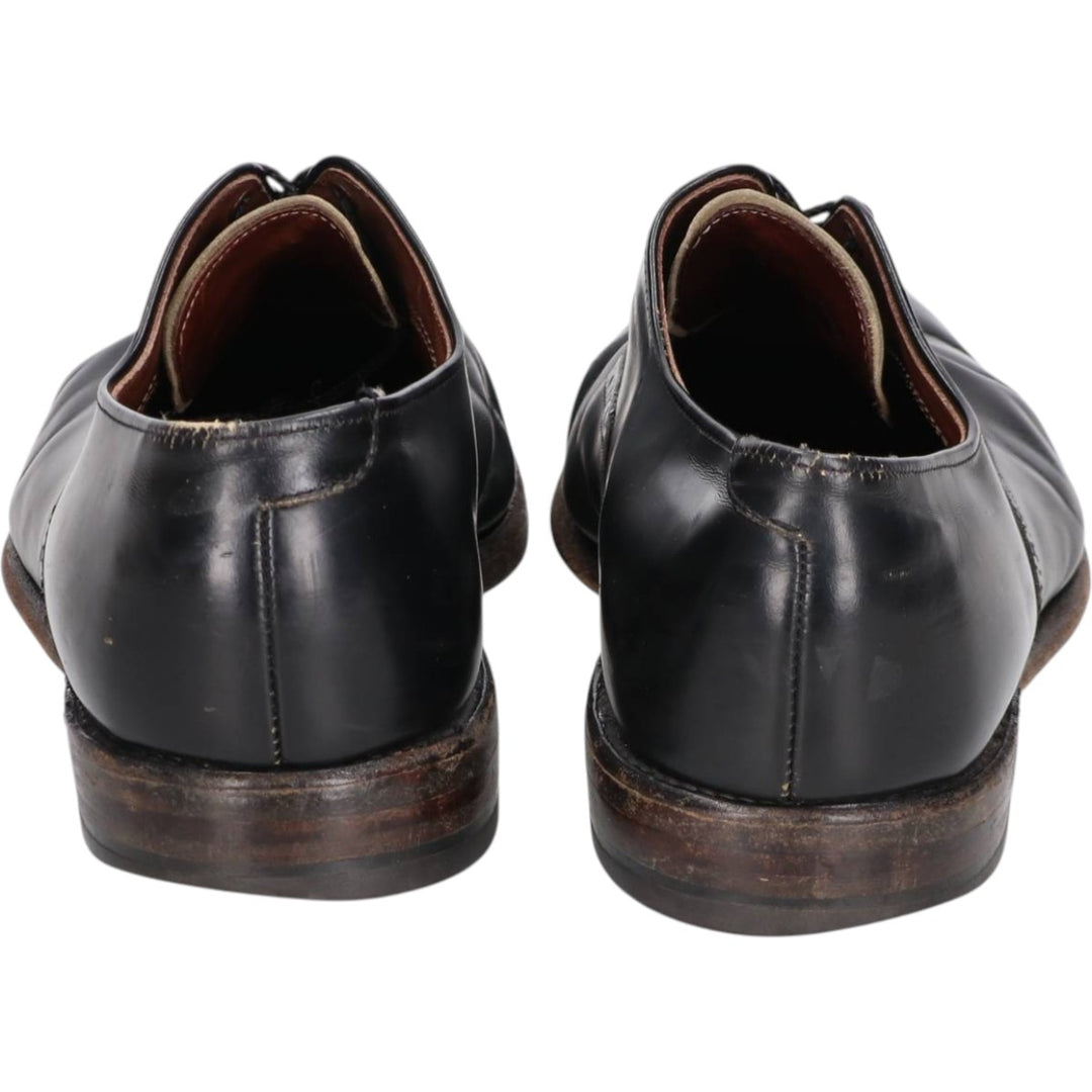 Allen Edmonds Danbury plain toe shoes, made in the USA, size 9 1/2C Men's 27.5cm unclear black type Vintage Second Hand