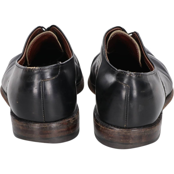 Allen Edmonds Danbury plain toe shoes, made in the USA, size 9 1/2C Men's 27.5cm unclear black type Vintage Second Hand