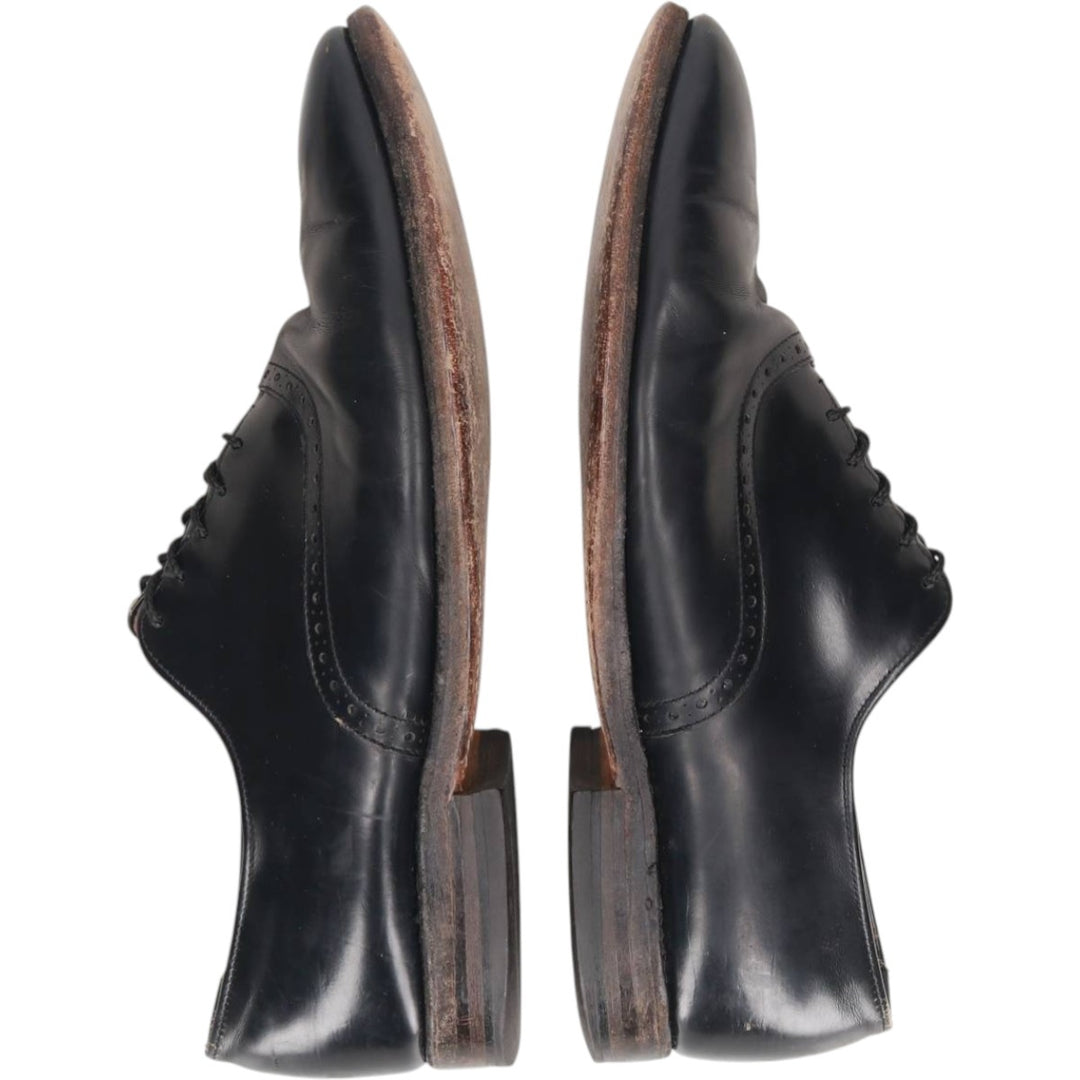 Allen Edmonds Danbury plain toe shoes, made in the USA, size 9 1/2C Men's 27.5cm unclear black type Vintage Second Hand
