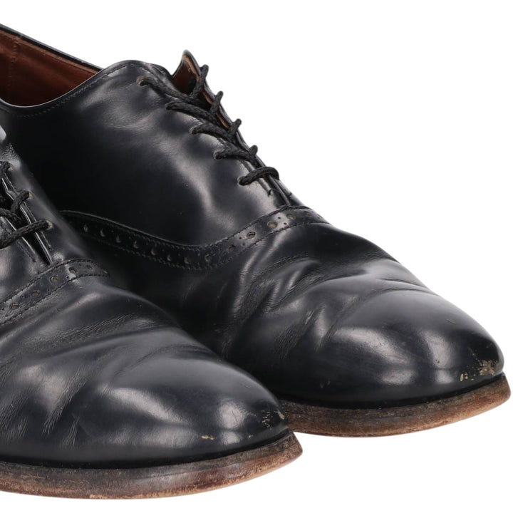 Allen Edmonds Danbury plain toe shoes, made in the USA, size 9 1/2C Men's 27.5cm unclear black type Vintage Second Hand