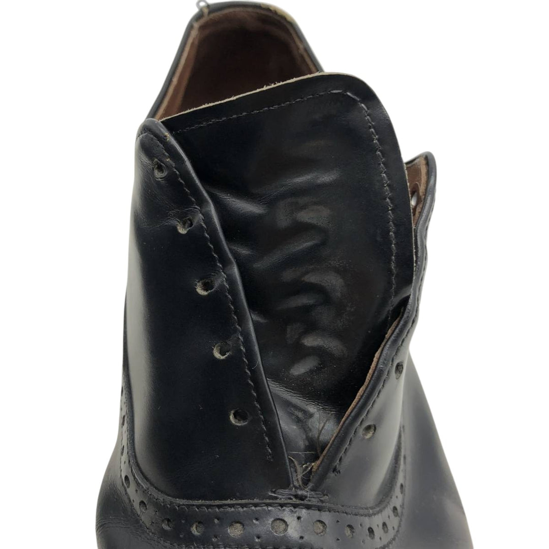 Allen Edmonds Danbury plain toe shoes, made in the USA, size 9 1/2C Men's 27.5cm unclear black type Vintage Second Hand