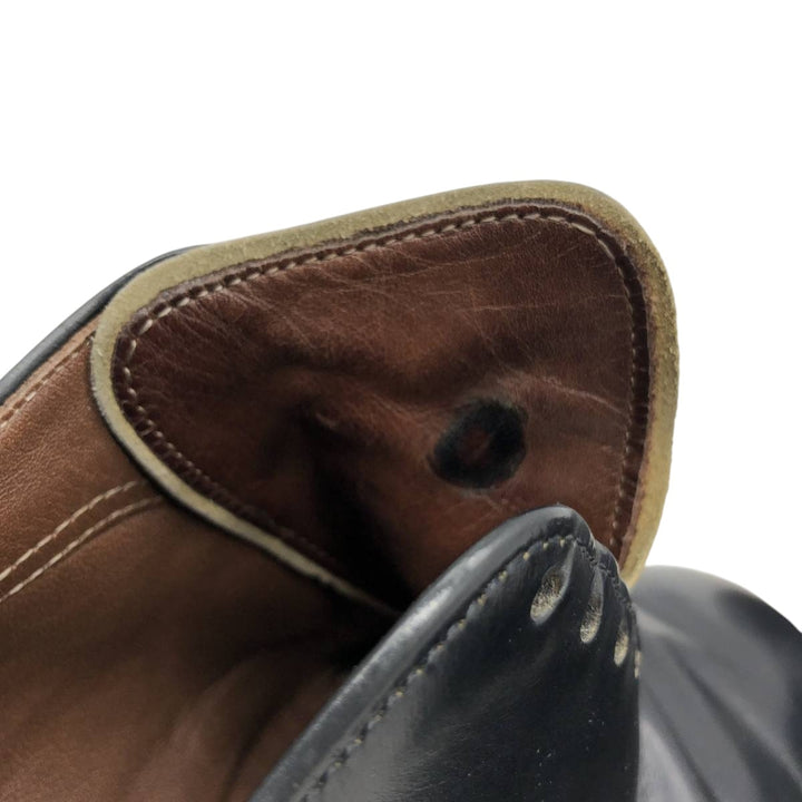 Allen Edmonds Danbury plain toe shoes, made in the USA, size 9 1/2C Men's 27.5cm unclear black type Vintage Second Hand