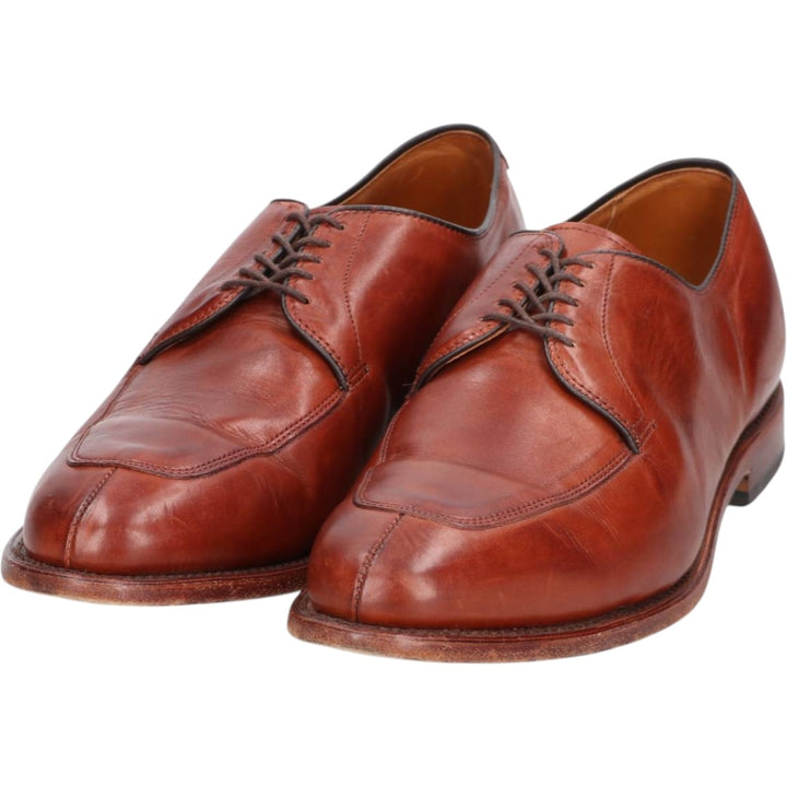 Allen Edmonds Delray U-Tip Shoes, Made in USA, Size 9 1/2 Men's 27.5cm unclear brown type Vintage Second Hand
