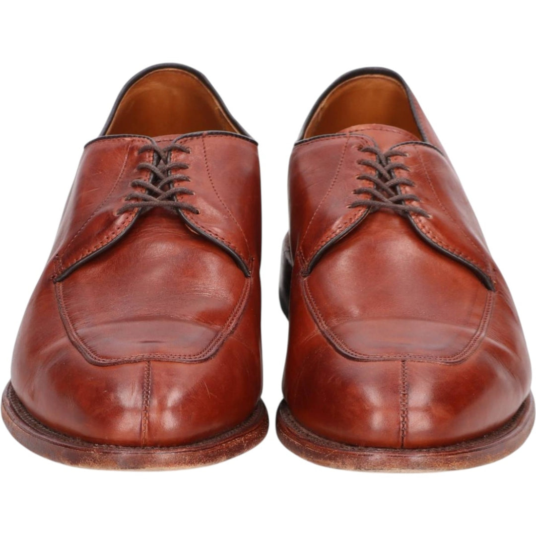 Allen Edmonds Delray U-Tip Shoes, Made in USA, Size 9 1/2 Men's 27.5cm unclear brown type Vintage Second Hand