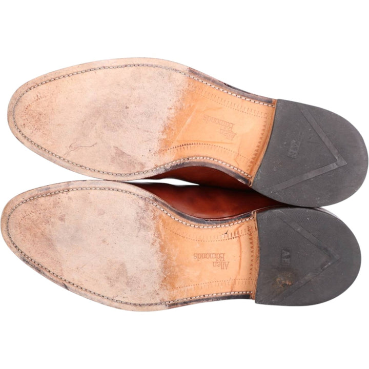 Allen Edmonds Delray U-Tip Shoes, Made in USA, Size 9 1/2 Men's 27.5cm unclear brown type Vintage Second Hand