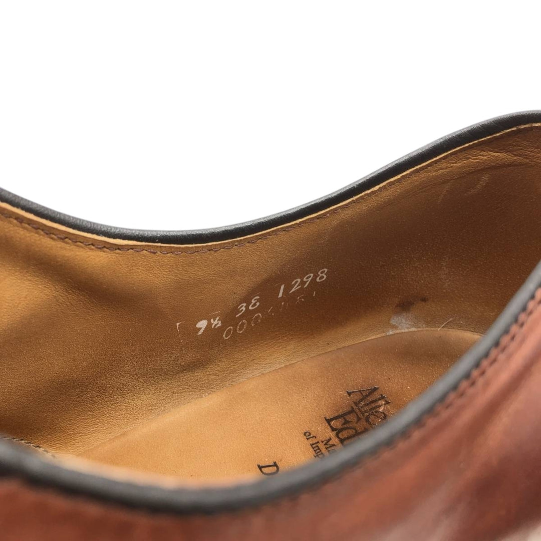 Allen Edmonds Delray U-Tip Shoes, Made in USA, Size 9 1/2 Men's 27.5cm unclear brown type Vintage Second Hand