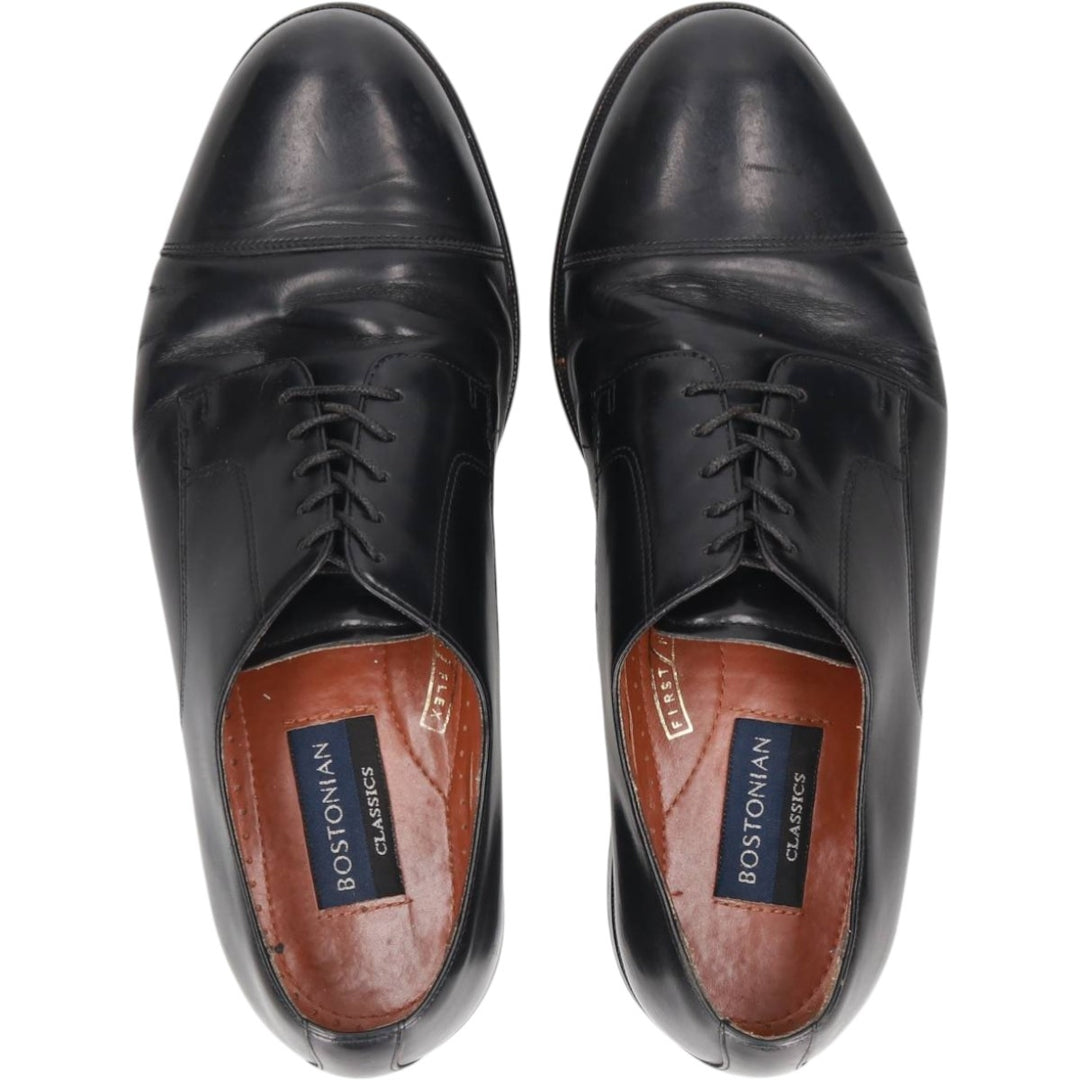 Bostonian Classics Straight Tip Shoes, Size 10M Men's 28.0cm genuine leather black type Vintage Second Hand