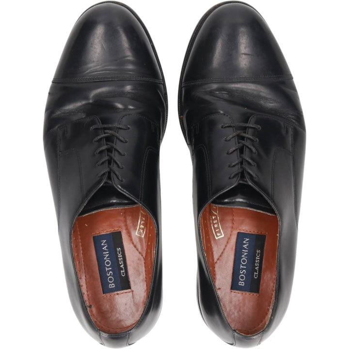 Bostonian Classics Straight Tip Shoes, Size 10M Men's 28.0cm genuine leather black type Vintage Second Hand