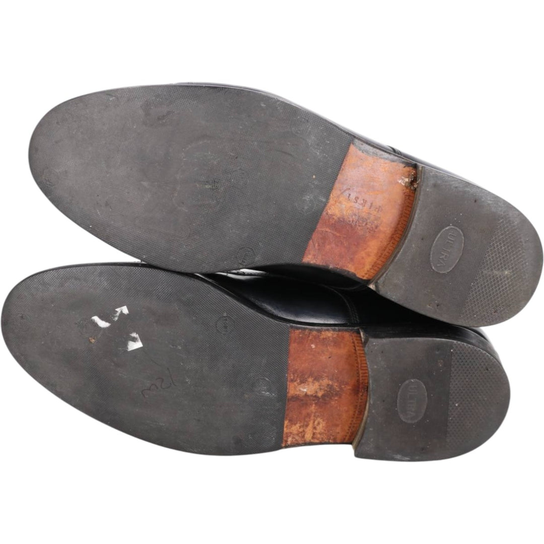 Bostonian Classics Straight Tip Shoes, Size 10M Men's 28.0cm genuine leather black type Vintage Second Hand