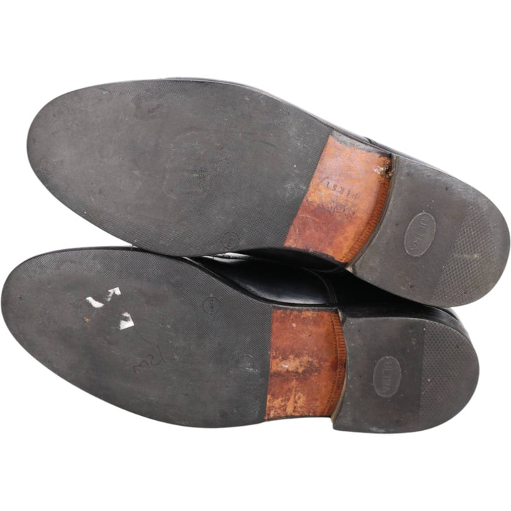 Bostonian Classics Straight Tip Shoes, Size 10M Men's 28.0cm genuine leather black type Vintage Second Hand