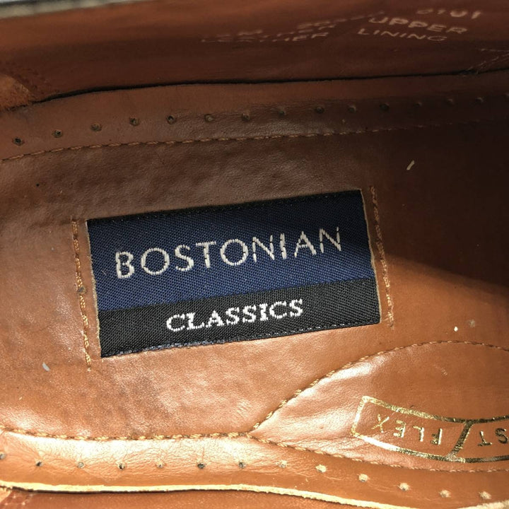 Bostonian Classics Straight Tip Shoes, Size 10M Men's 28.0cm genuine leather black type Vintage Second Hand