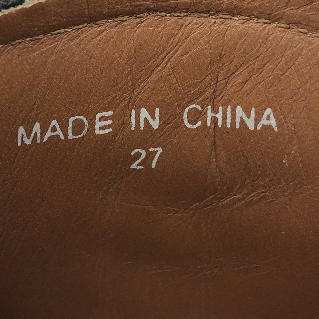 Bostonian Classics Straight Tip Shoes, Size 10M Men's 28.0cm genuine leather black type Vintage Second Hand