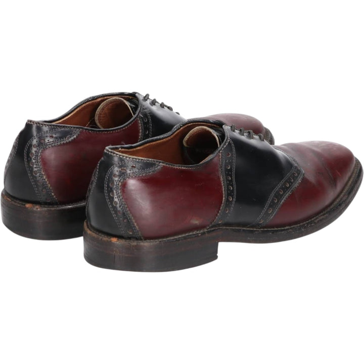 Allen Edmonds Saddle Shoes, Made in USA, Size 8B Men's 26.0cm unclear burgundy type Vintage Second Hand