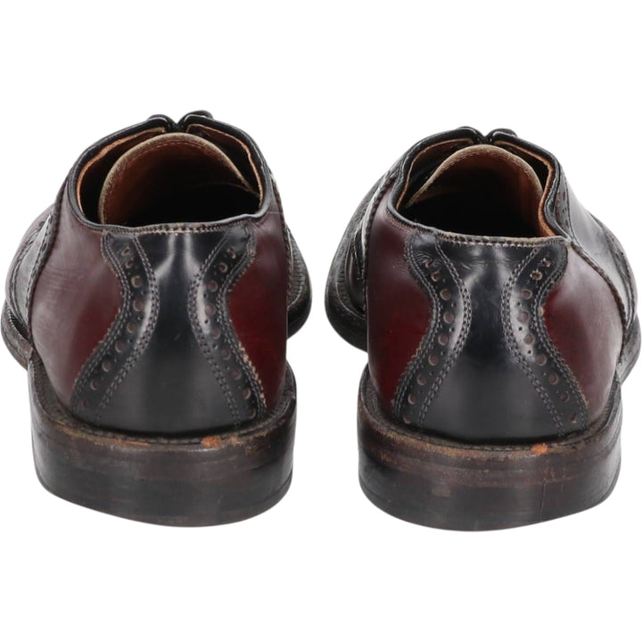 Allen Edmonds Saddle Shoes, Made in USA, Size 8B Men's 26.0cm unclear burgundy type Vintage Second Hand