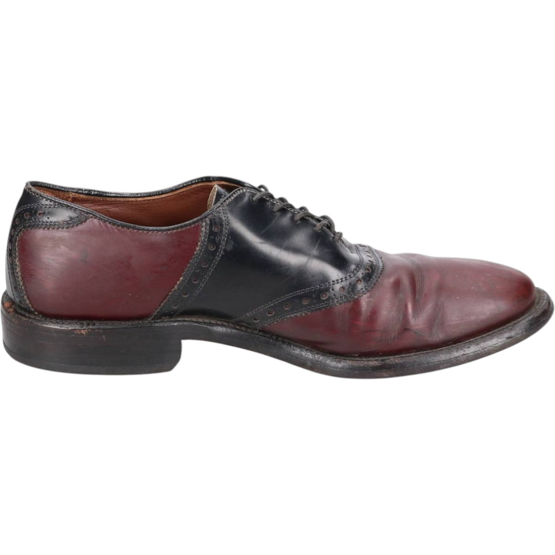 Allen Edmonds Saddle Shoes, Made in USA, Size 8B Men's 26.0cm unclear burgundy type Vintage Second Hand