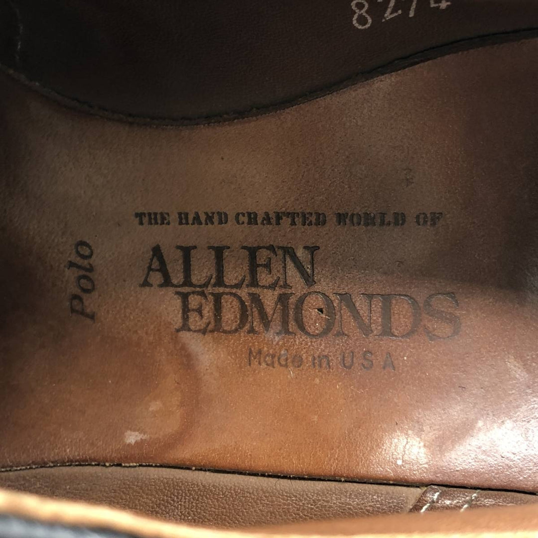 Allen Edmonds Saddle Shoes, Made in USA, Size 8B Men's 26.0cm unclear burgundy type Vintage Second Hand