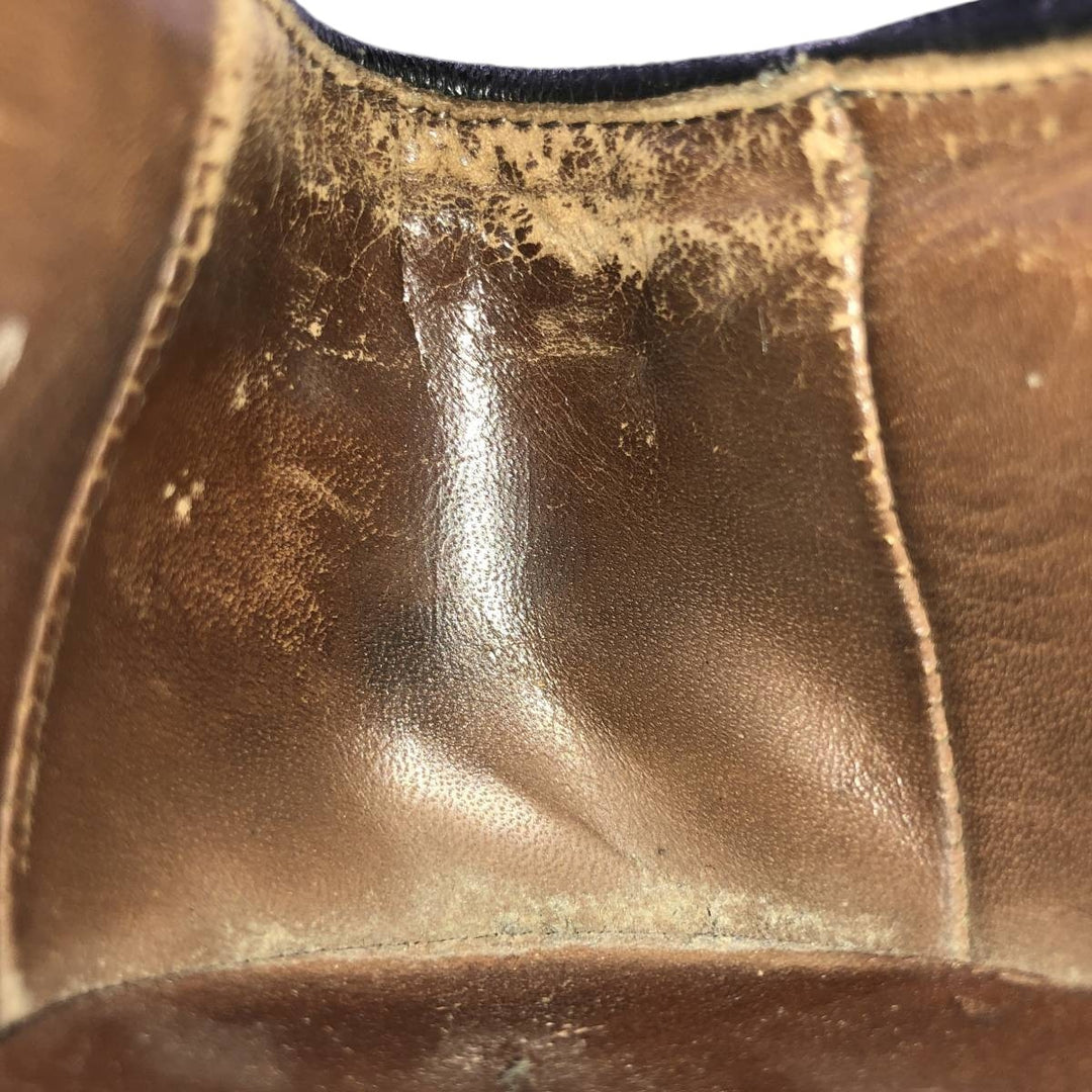 Allen Edmonds Saddle Shoes, Made in USA, Size 8B Men's 26.0cm unclear burgundy type Vintage Second Hand