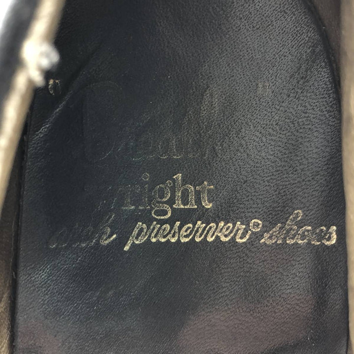 WRIGHT BREATHER Plain Toe Shoes 9D Men's 27.0cm unclear black type Vintage Second Hand