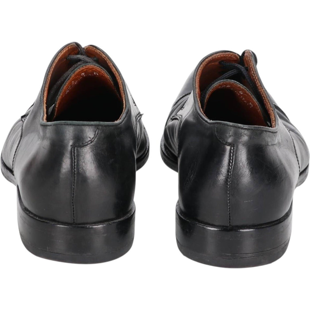 Square-toe straight-tip shoes, made in Italy, men's size 10.6" (approx.) /saa014964 Men's 27.0cm unclear black type Vintage Second Hand