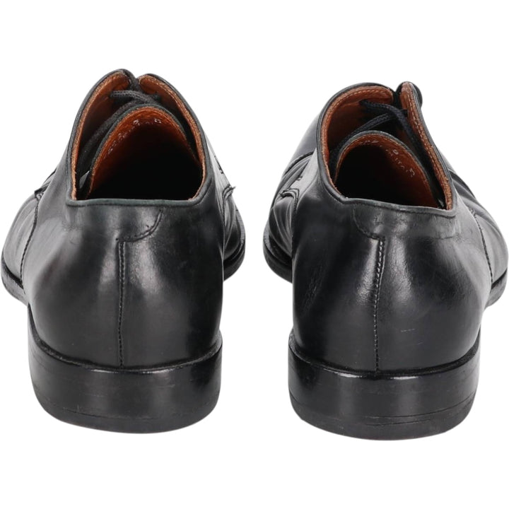 Square-toe straight-tip shoes, made in Italy, men's size 10.6" (approx.) /saa014964 Men's 27.0cm unclear black type Vintage Second Hand
