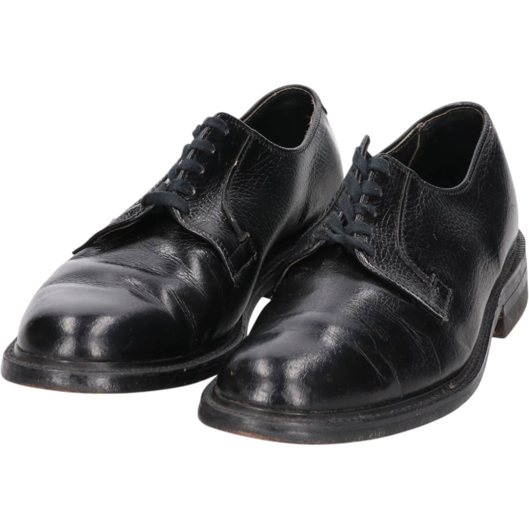 Nunn Bush Plain Toe Shoes, Size 7D Men's 25.0cm genuine leather black type Vintage Second Hand