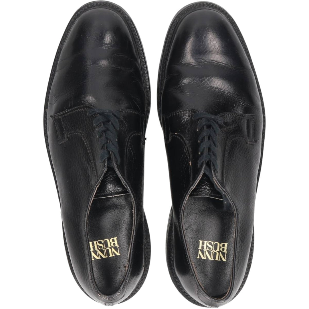 Nunn Bush Plain Toe Shoes, Size 7D Men's 25.0cm genuine leather black type Vintage Second Hand