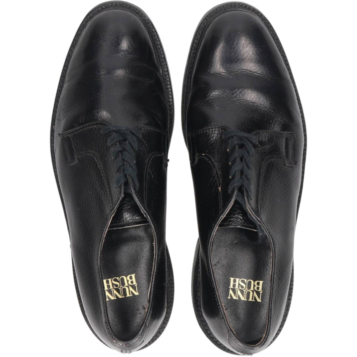 Nunn Bush Plain Toe Shoes, Size 7D Men's 25.0cm genuine leather black type Vintage Second Hand