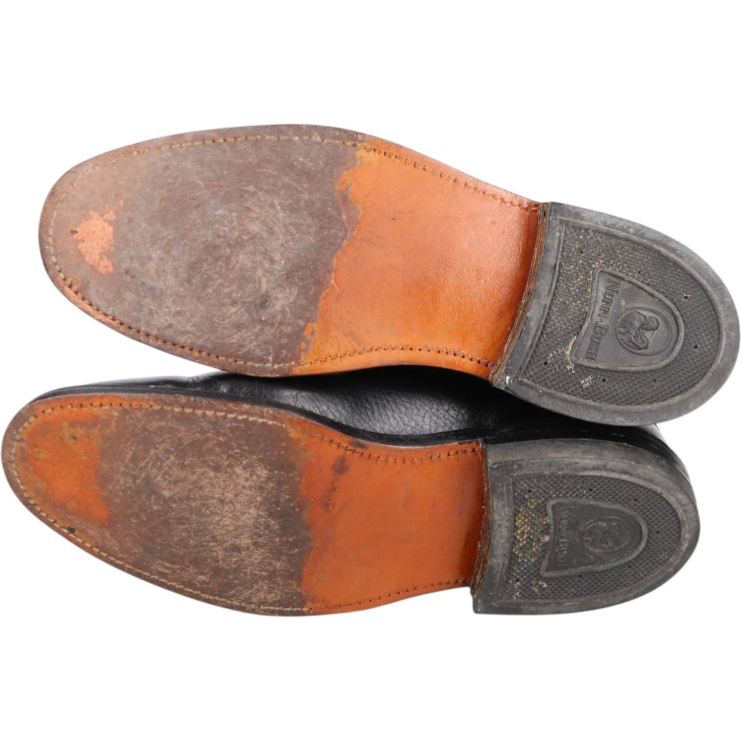 Nunn Bush Plain Toe Shoes, Size 7D Men's 25.0cm genuine leather black type Vintage Second Hand