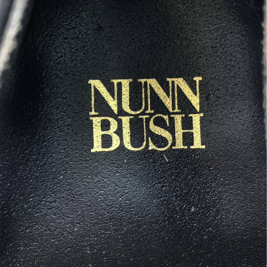 Nunn Bush Plain Toe Shoes, Size 7D Men's 25.0cm genuine leather black type Vintage Second Hand