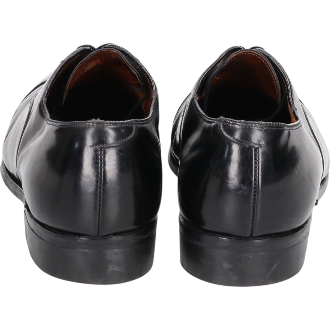 Johnston and Murphy OPTIMA Straight Tip Shoes, Made in USA, Size 10C Men's 28.0cm unclear black type Vintage Second Hand