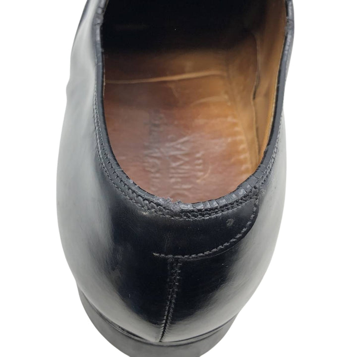 Johnston and Murphy OPTIMA Straight Tip Shoes, Made in USA, Size 10C Men's 28.0cm unclear black type Vintage Second Hand