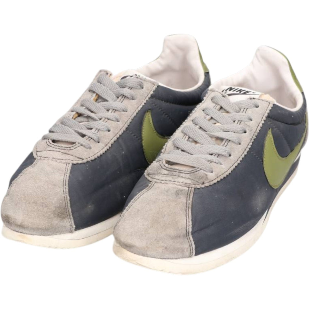 Nike Cortez Basic Nylon sneakers, size 9.5 Men's 27.5cm unclear navy blue type Vintage Second Hand