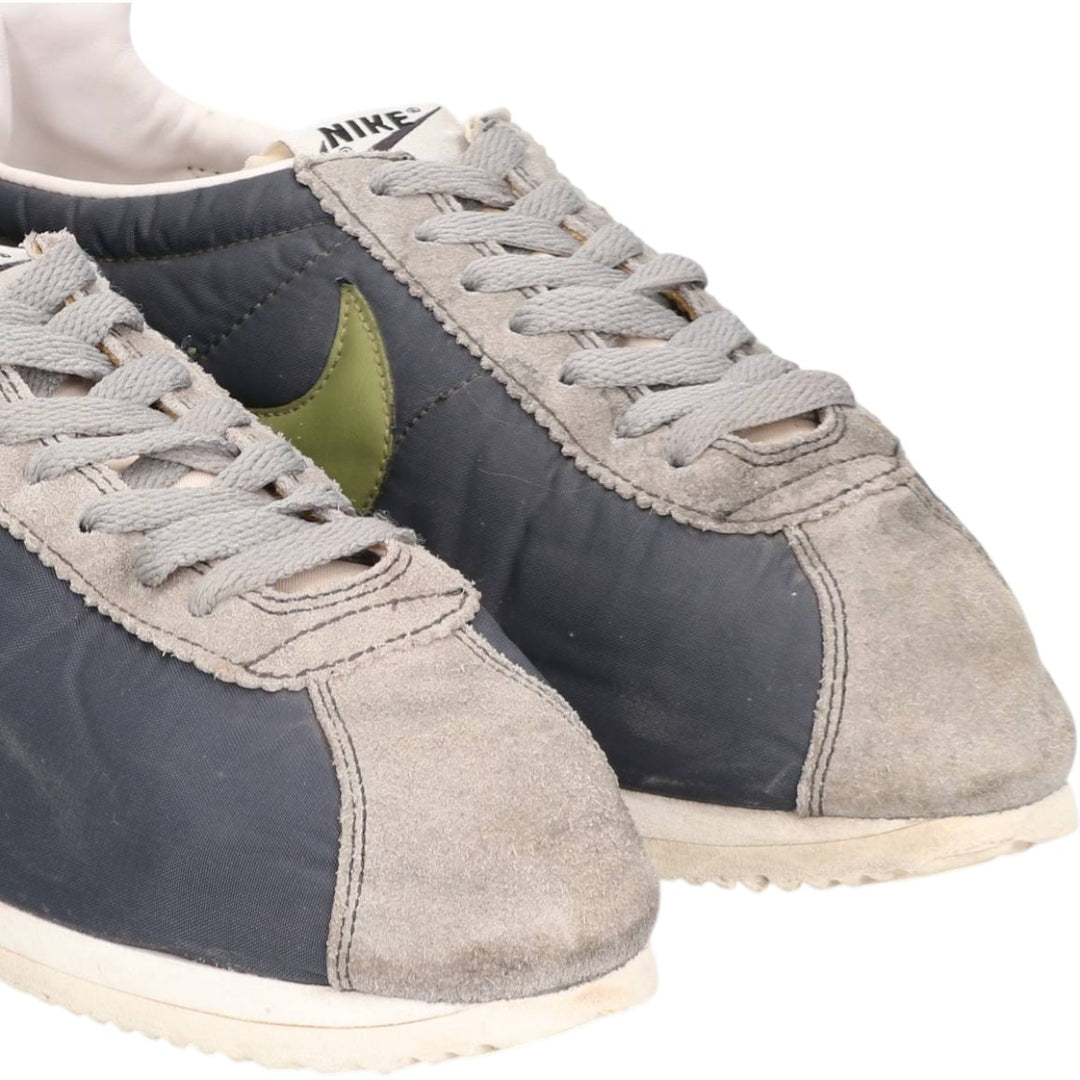Nike Cortez Basic Nylon sneakers, size 9.5 Men's 27.5cm unclear navy blue type Vintage Second Hand