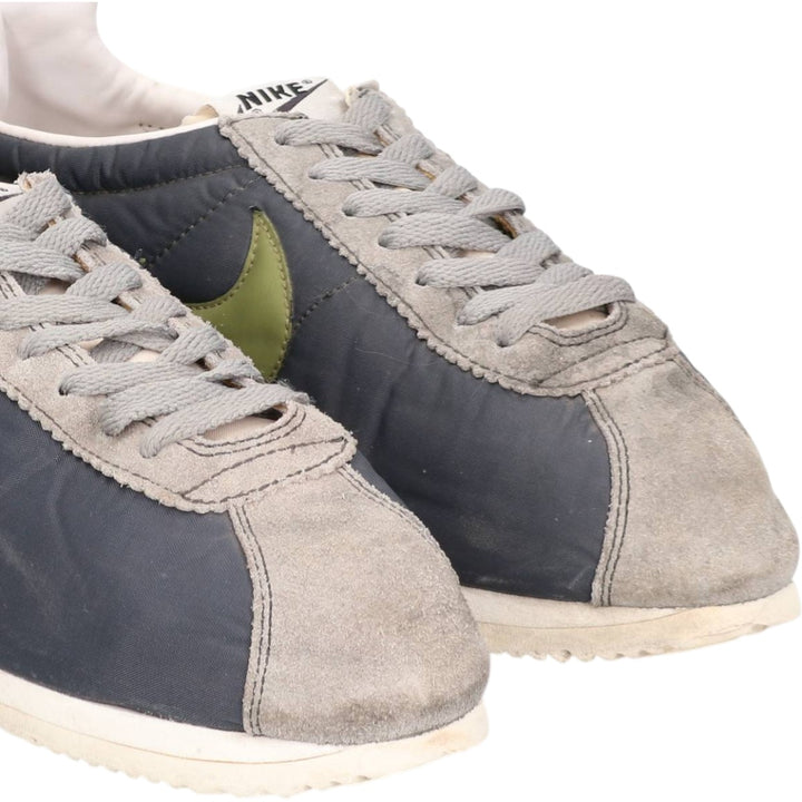 Nike Cortez Basic Nylon sneakers, size 9.5 Men's 27.5cm unclear navy blue type Vintage Second Hand