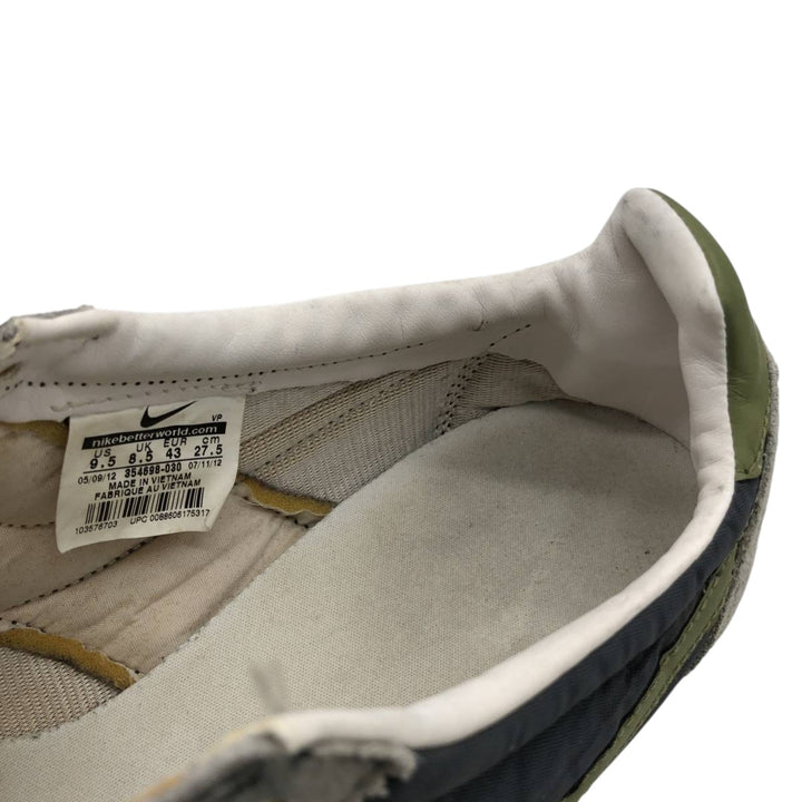 Nike Cortez Basic Nylon sneakers, size 9.5 Men's 27.5cm unclear navy blue type Vintage Second Hand