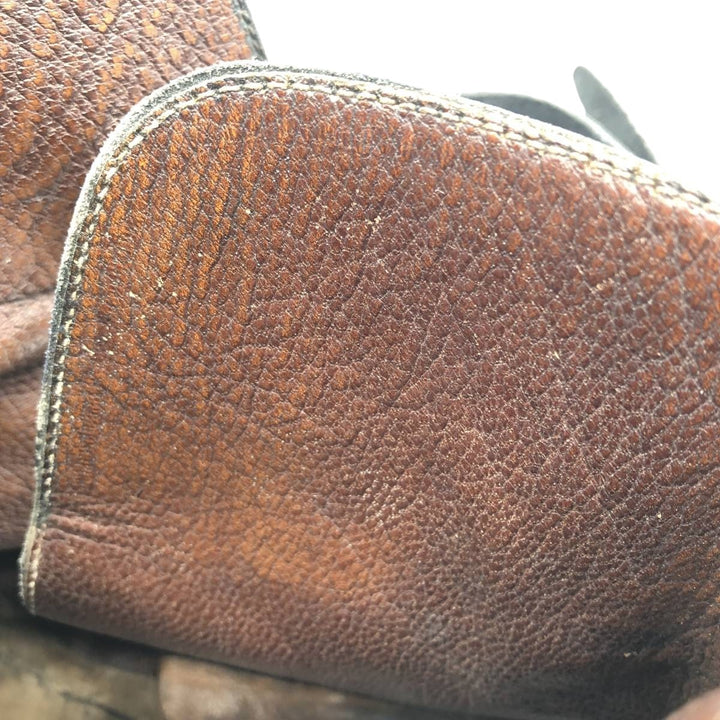 Jodhpur boots 7 Women's 25.0cm genuine leather black type Vintage Second Hand