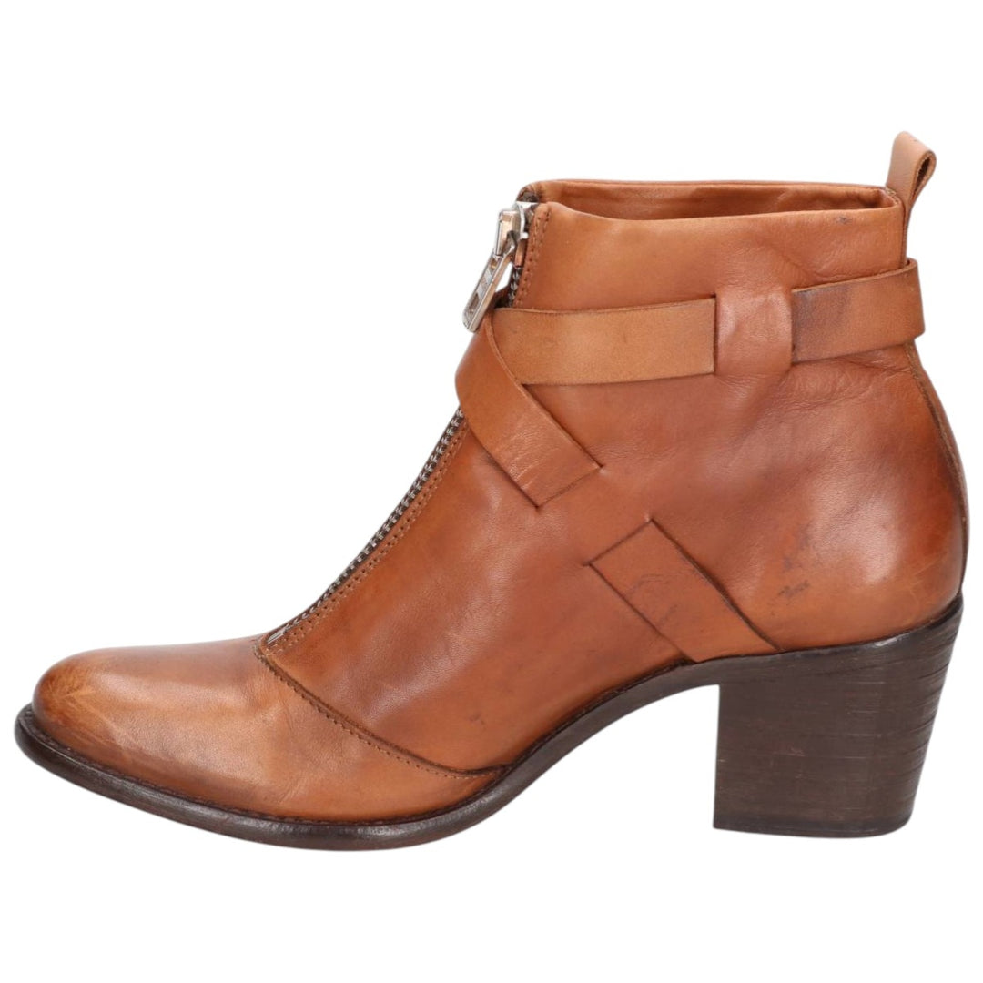 Diesel Jodhpur Boots, Made in Portugal, Size 40 Women's 25.0cm genuine leather brown type Vintage Second Hand