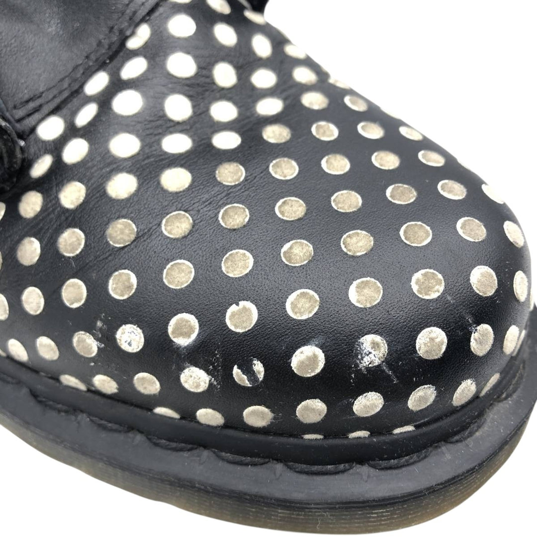Dr. Martens Pascal Dot Pattern 8-Eye Boots, Size 7 Women's 26.0cm unclear black type Vintage Second Hand
