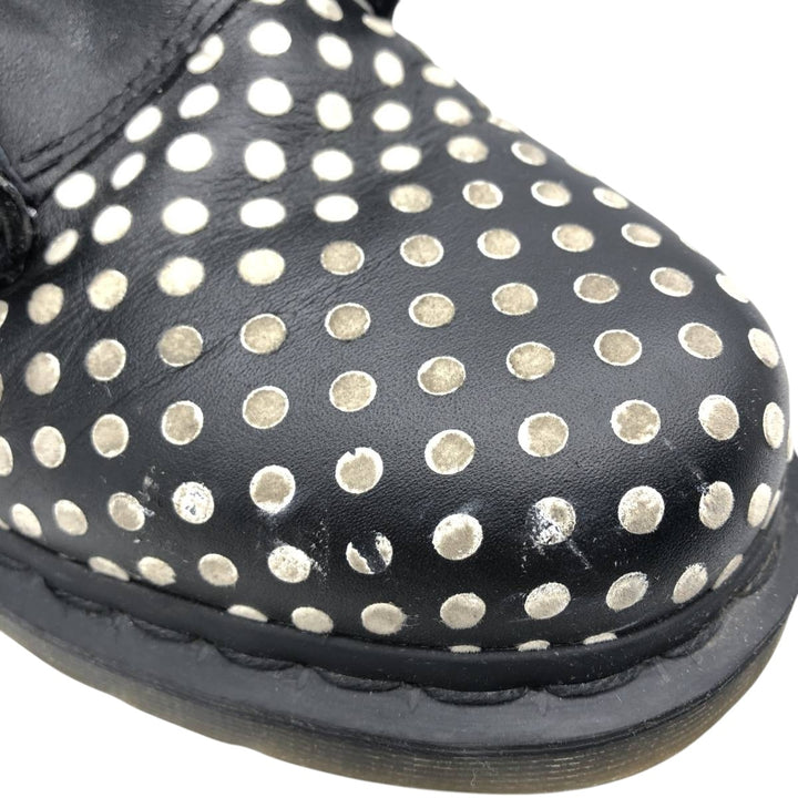 Dr. Martens Pascal Dot Pattern 8-Eye Boots, Size 7 Women's 26.0cm unclear black type Vintage Second Hand