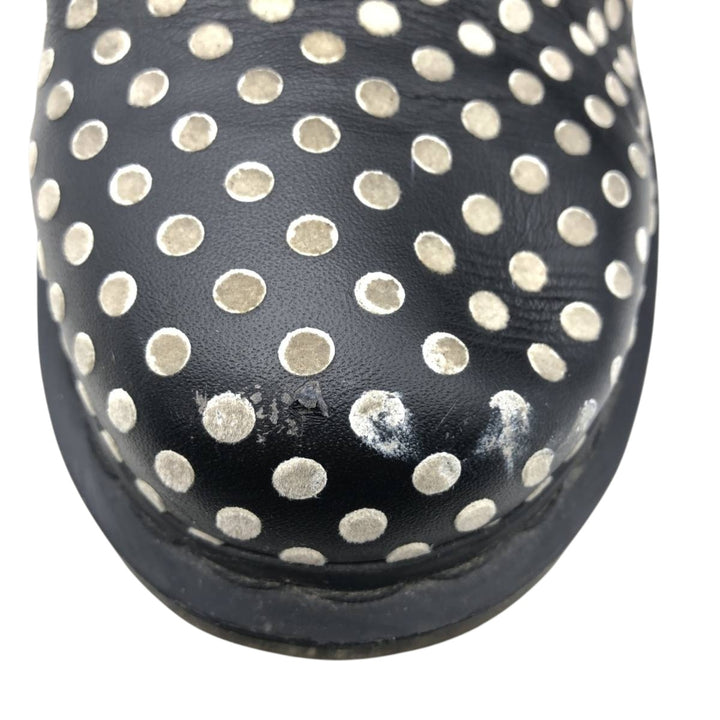 Dr. Martens Pascal Dot Pattern 8-Eye Boots, Size 7 Women's 26.0cm unclear black type Vintage Second Hand