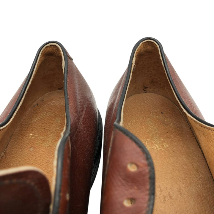 EXECUTIVE IMPERIALS Plain Toe Shoes, Made in USA, Size 10 Men's 28.5cm genuine leather brown type Vintage Second Hand