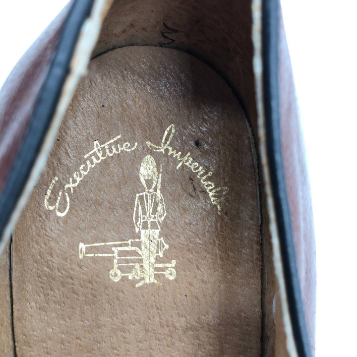 EXECUTIVE IMPERIALS Plain Toe Shoes, Made in USA, Size 10 Men's 28.5cm genuine leather brown type Vintage Second Hand