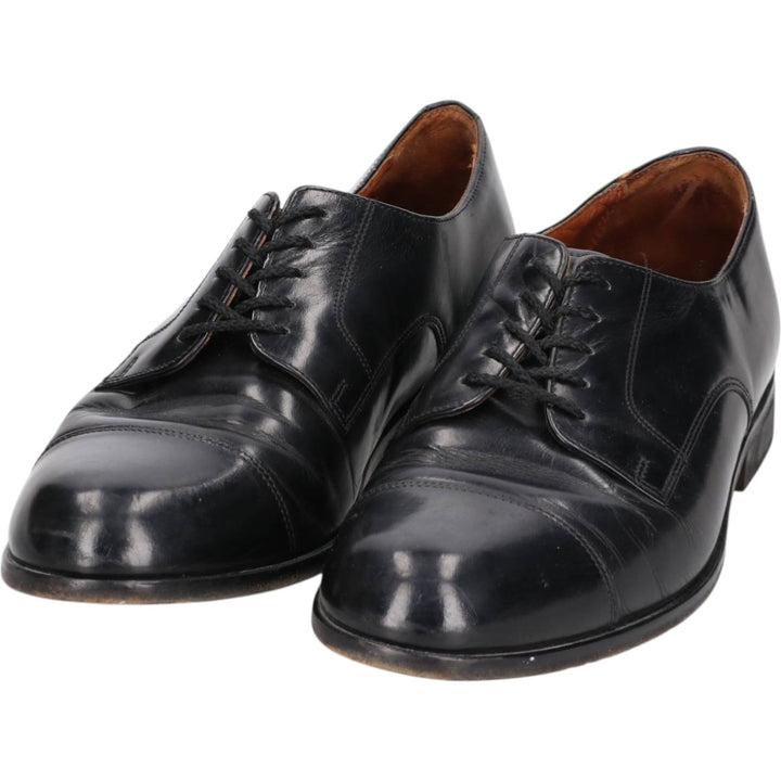 Bostonian Classics Straight Tip Shoes 9W Men's 27.0cm genuine leather black type Vintage Second Hand