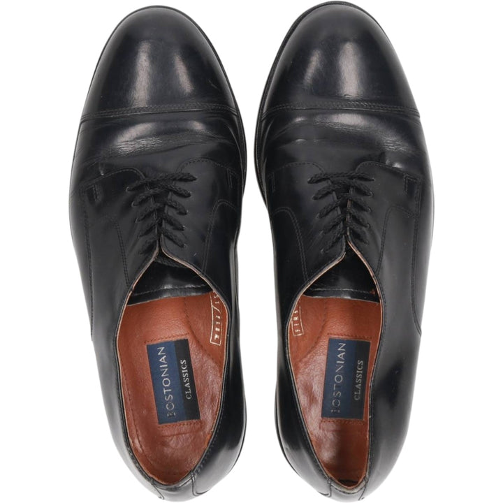 Bostonian Classics Straight Tip Shoes 9W Men's 27.0cm genuine leather black type Vintage Second Hand
