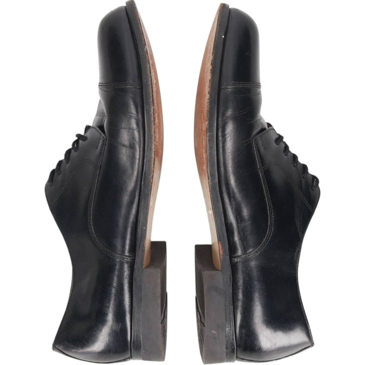 Bostonian Classics Straight Tip Shoes 9W Men's 27.0cm genuine leather black type Vintage Second Hand