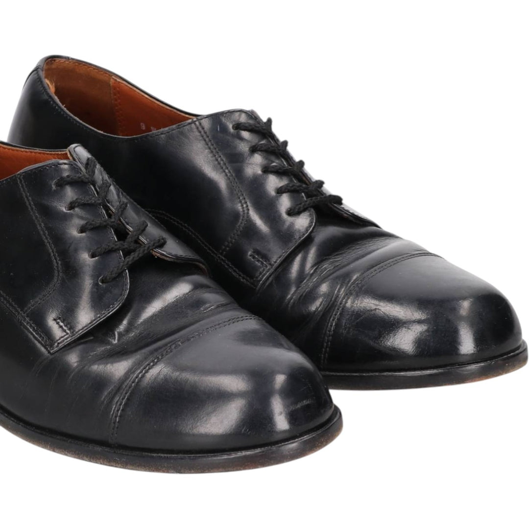 Bostonian Classics Straight Tip Shoes 9W Men's 27.0cm genuine leather black type Vintage Second Hand