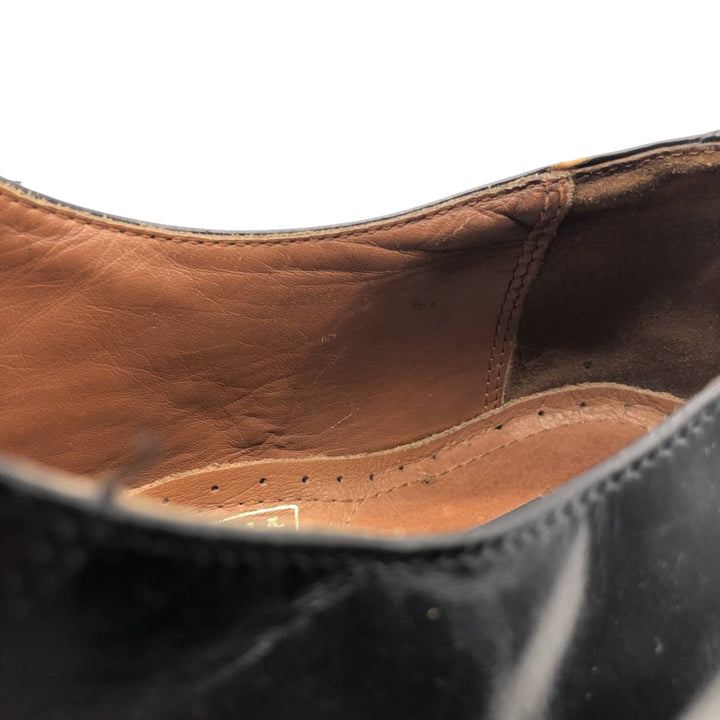 Bostonian Classics Straight Tip Shoes 9W Men's 27.0cm genuine leather black type Vintage Second Hand