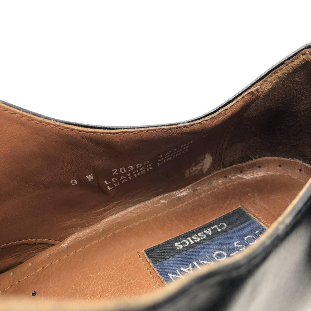 Bostonian Classics Straight Tip Shoes 9W Men's 27.0cm genuine leather black type Vintage Second Hand
