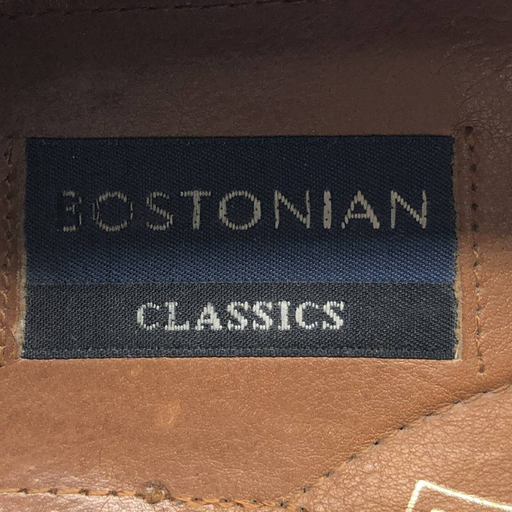 Bostonian Classics Straight Tip Shoes 9W Men's 27.0cm genuine leather black type Vintage Second Hand