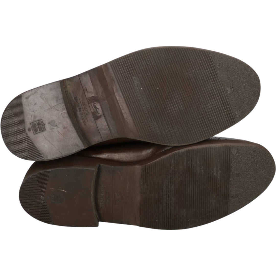 Paraboot GRIFF II U-tip shoes, made in France Men's 27.0cm unclear brown type Vintage Second Hand
